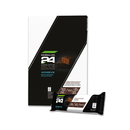 Batoane proteice Herbalife24 Achieve cu aromă de ciocolată neagră