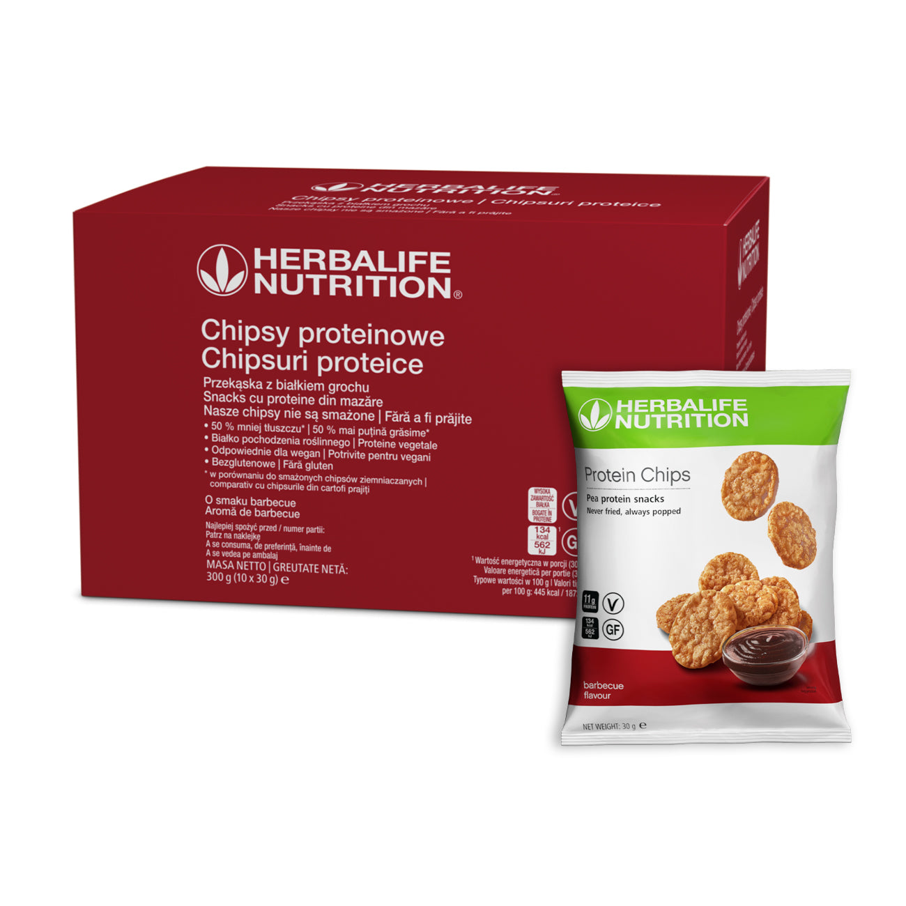 Herbalife Protein Chips Barbecue ízzel