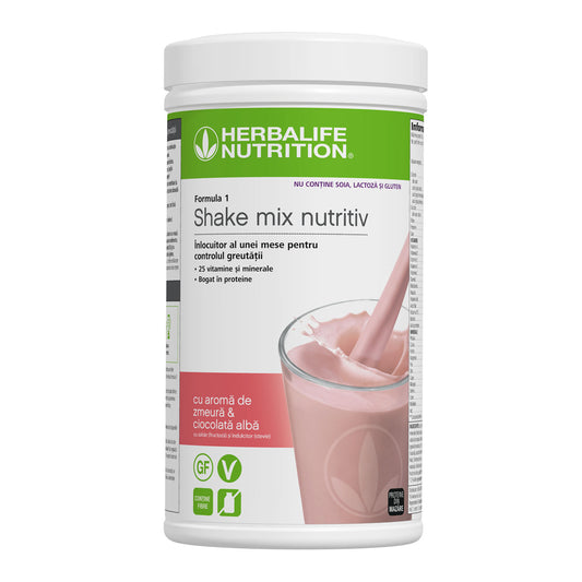 Shake Formula 1 Herbalife zmeură și ciocolată albă - fără soia